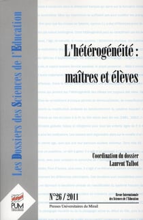 Heterogeneite maitres et eleves