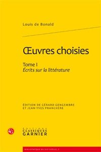 Oeuvres complètes t.1 - écrits sur la littérature