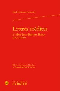 Lettres inédites à l'abbé jean-baptiste boisot (1674-1693)