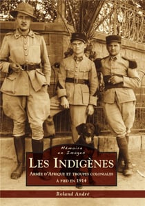 Indigènes - armée d'Afrique et troupes coloniale à pieds en 1914