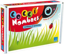 COCCI NOMBRES-MALLETTE COMPLETE : 4 PLATEAUX DE JEU, JETONS, DES ET BANDES DE COMPTAGE INDIVIDUEL