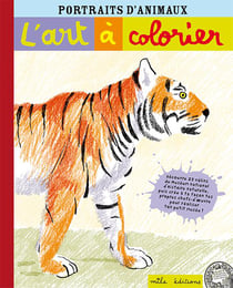 L'art à colorier : portraits d'animaux