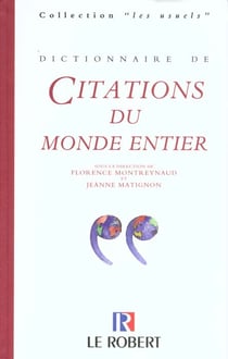 CITATIONS DU MONDE