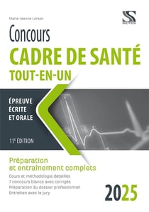 Concours cadre de santé 2025 : Tout-en-un