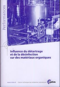 Influence du détartrage et de la désinfection sur des matériaux organiques