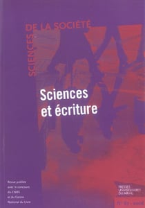 Sciences et écritures