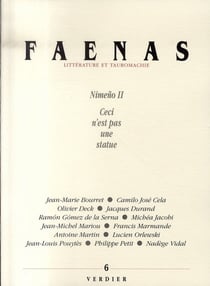 Faenas t.6 - nimeño II - ceci n'est pas une statue