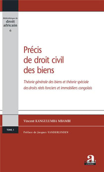 Précis de droit civil - théorie générale des biens et théorie spéciale des droits réels fonciers et immobiliers congolais