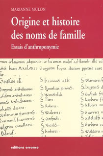 Origines et histoire des noms de famille