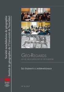 Géo-regards n.10/2017 : Les étudiant·e·s internationaux
