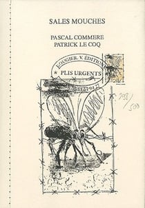 Sales mouches - timbres d'artistes, en prêt à poster