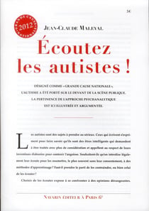 Écoutez les autistes !