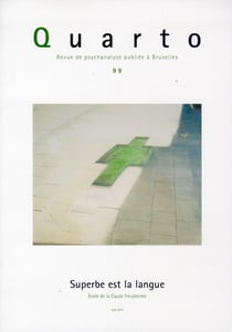 Revue Quarto n.99 : superbe est la langue