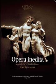 Opera inedita - essai sur la religion grecque