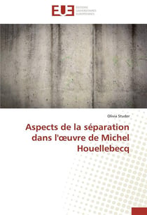 Aspects de la separation dans l'oeuvre de michel houellebecq