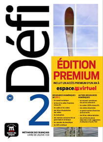 Défi 2 - fle - a2 - livre de l'élève + cd  premium