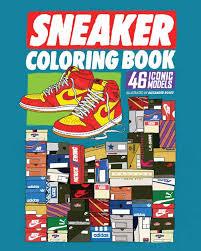Sneaker coloring book