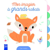 Mon imagier à grands rabats : Les mots