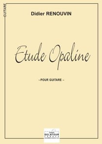 Etude opaline pour guitare