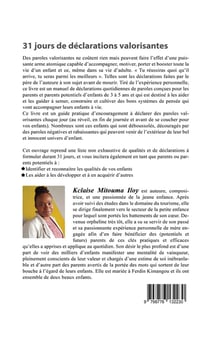 31 jours de déclarations valorisantes : qualités de vos enfants