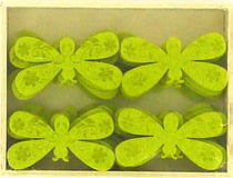 Acc deco feutre papillon 24pc