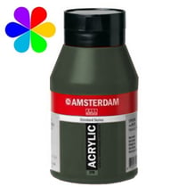 Acrylique 1L noir oxydeAmsterdam