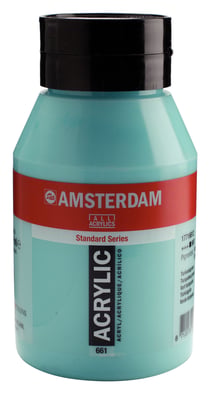 Acrylique 1L vert turquoise Amsterdam
