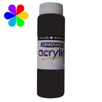 Peinture acrylique Daler Rowney 500ml Noir