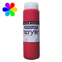 Peinture acrylique Daler Rowney 500ml Crimson