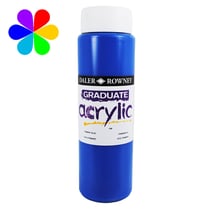Peinture acrylique Daler Rowney 500ml Bleu primaire