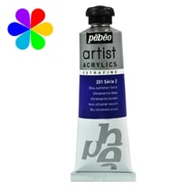 Acrylique extra-fine Pébéo 37 ml S2 201 Bleu Outremer