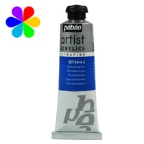Acrylique extra-fine Pébéo 37 ml S2 227 Cyan Permanent