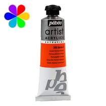 Acrylique extra-fine Pébéo 37 ml S2 255 Jaune Hansa Orange