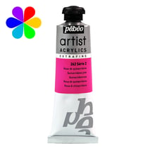 Acrylique extra-fine Pébéo 37 ml S2 262 Rose De Quinacridone