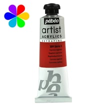 Acrylique extra-fine Pébéo 37 ml S3 309 Carmin Naphtol