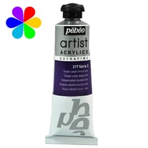 Acrylique extra-fine Pébéo 37 ml S3 317 Violet Cobalt Fonce