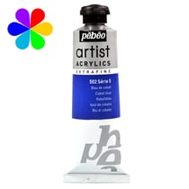Acrylique extra-fine Pébéo 37 ml S5 502 Bleu Cobalt
