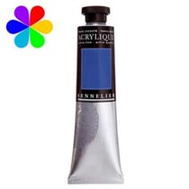 Acrylique extra-fine 60ml s6 Bleu de Cobalt véritable