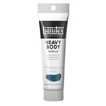 Tube 59 ml de peinture acrylique Liquitex Heavy Body série 3 - Turquoise feutré