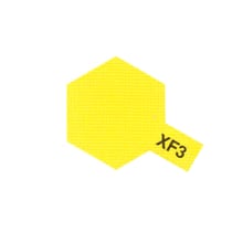 Mini pot de peinture acrylique 10 ml pour maquette T2M - XF3 jaune mat 81703
