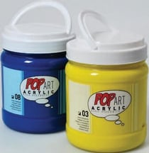 Acrylique pop art 700ml argent 351