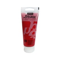 Tube 100 ml de peinture Studio Acrylics High Viscosity Pébéo - Magenta primaire - Fine - Transparent