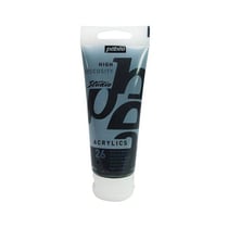 Tube 100 ml de peinture Studio Acrylics High Viscosity Pébéo - Noir de mars - Fine - Opaque