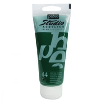 Tube 100 ml de peinture Studio Acrylics High Viscosity Pébéo - Vert de hooker - Fine - Semi-opaque