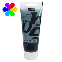 Tube 250 ml de peinture acrylique Pébéo - Studio Acrylics High Viscosity - noir de mars