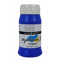 Acrylique System 3 - 500ml Daler Rowney - Bleu de Cobalt (hue)