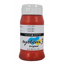 Acrylique System 3 - 500ml Daler Rowney - Cuivre (Hue)