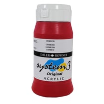 Acrylique System 3 - 500ml Daler Rowney - Cramoisie