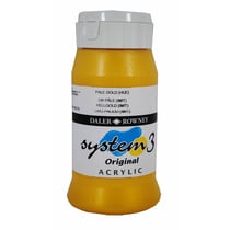 Acrylique System 3 - 500ml Daler Rowney - Or pâle