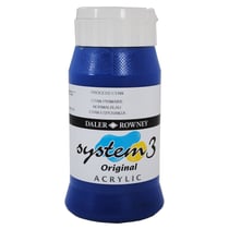 Acrylique System 3 - 500ml Daler Rowney - Cyan primaire
